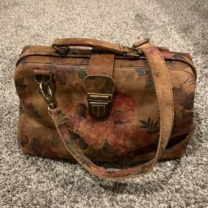 OdiLynch unique Flower print Leather Bag 💼